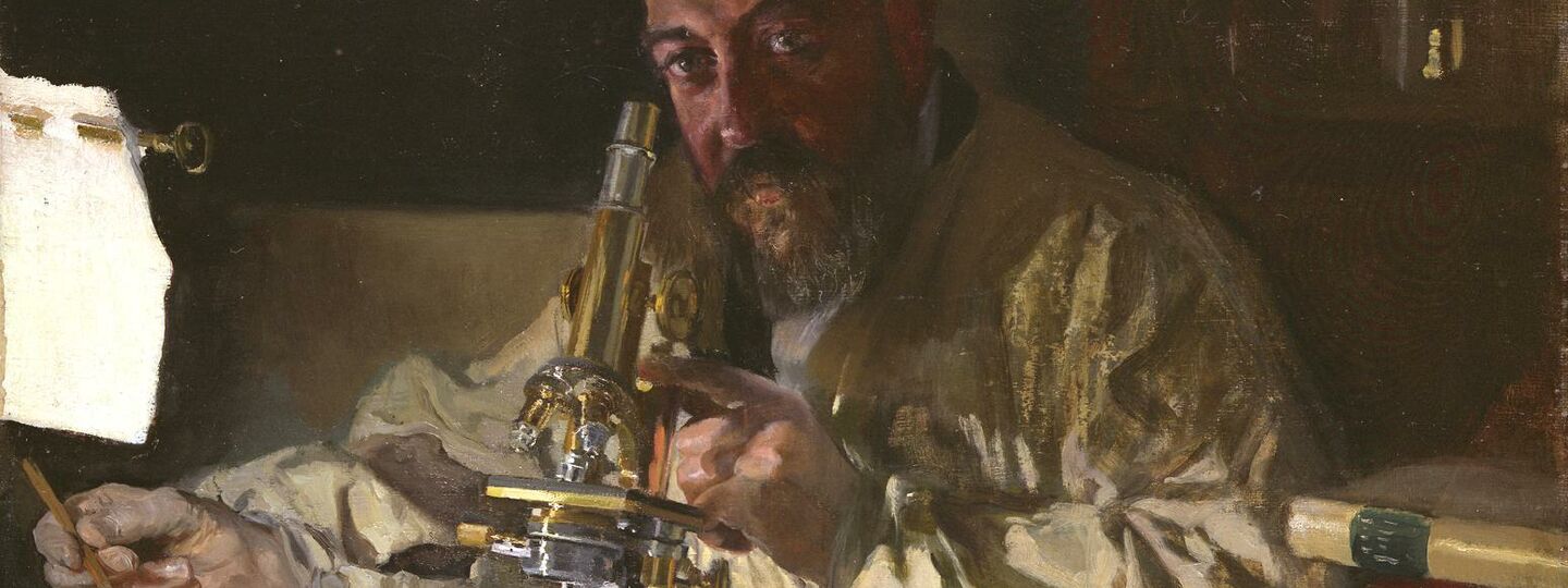 Portrait of Dr Simarro at the Microscope, by Joaquín Sorolla