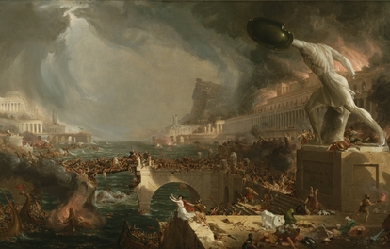 The Course of Empire: Destruction, by Thomas Cole