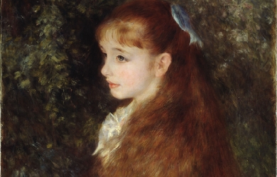 Portrait of Irène Cahen d'Anvers, by Pierre-Auguste Renoir