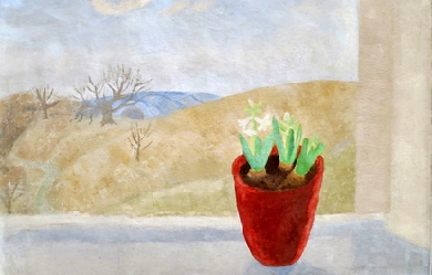 Flowers at a Window, by Winifred Nicholson