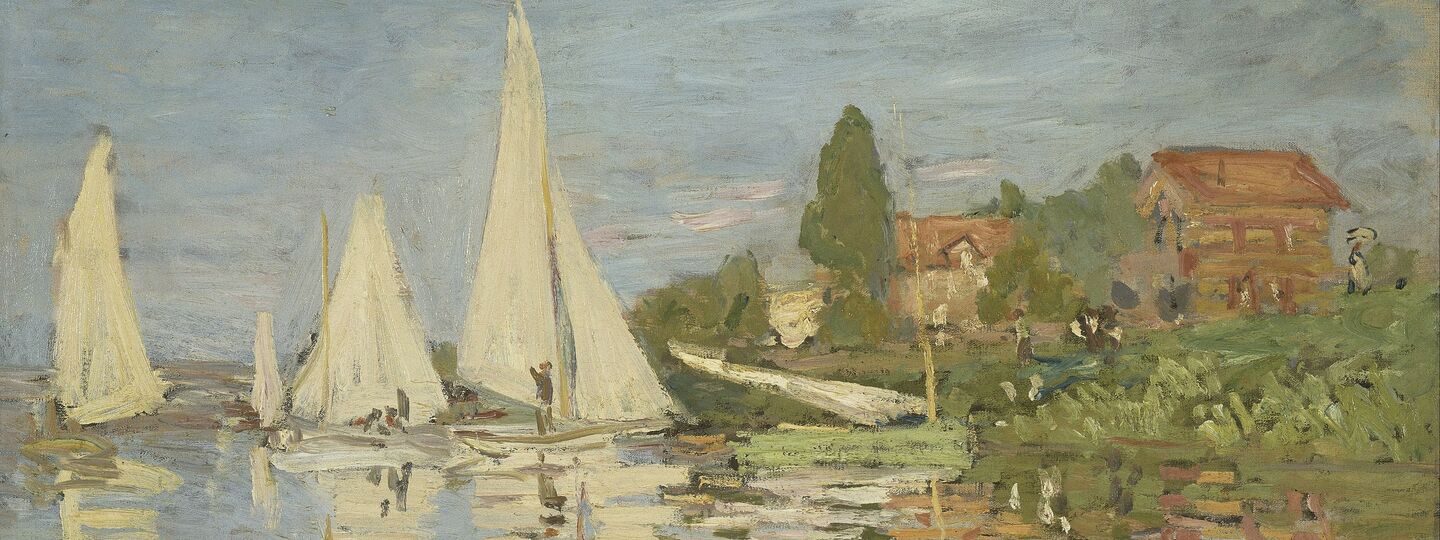 Regattas at Argenteuil, by Claude Monet