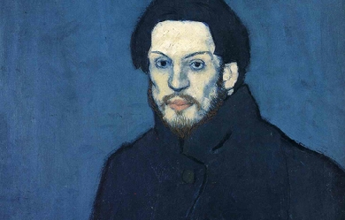 Self portrait, by Pablo Picasso