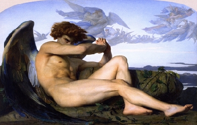 Fallen angel, by Alexandre Cabanel