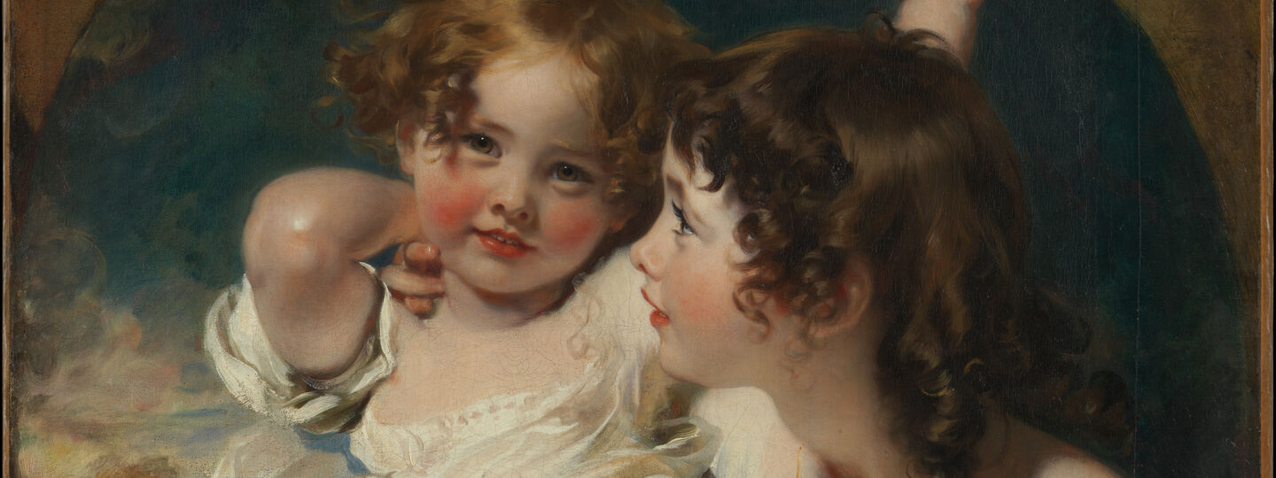 The Calmady Children (Emily and Laura Anne), by Thomas Lawrence