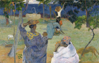 Fruit Picking, or Among the Mangoes, by Paul Gauguin