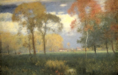 Sunny Autumn Day, by George Inness