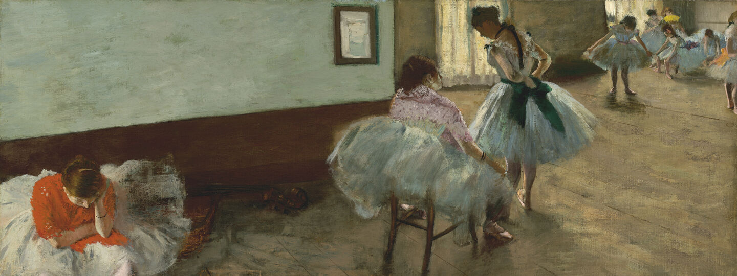 The Dance Lesson, by Edgar Degas