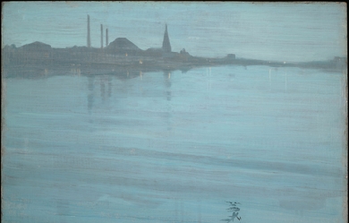 Nocturne in Blue and Silver, by James Abbott McNeill Whistler