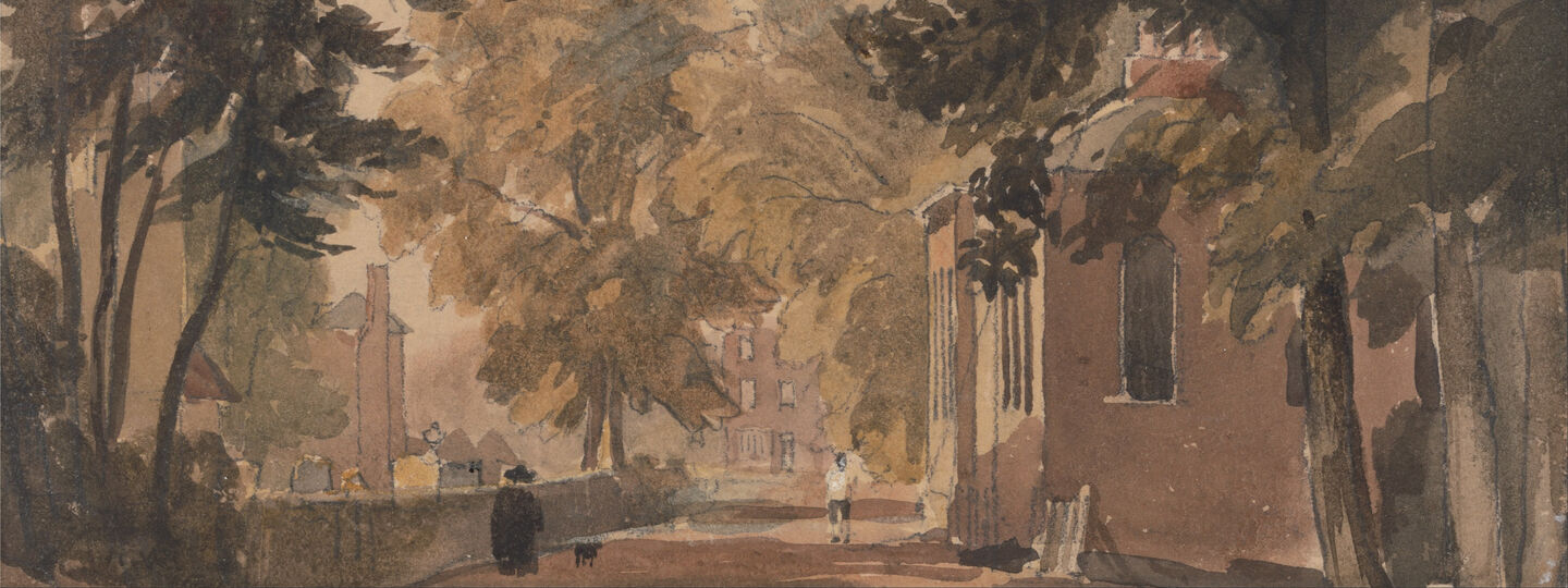 A Street in Harborne, by David Cox 