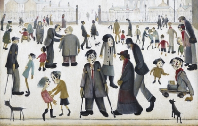 The Cripples, by Laurence Stephen Lowry