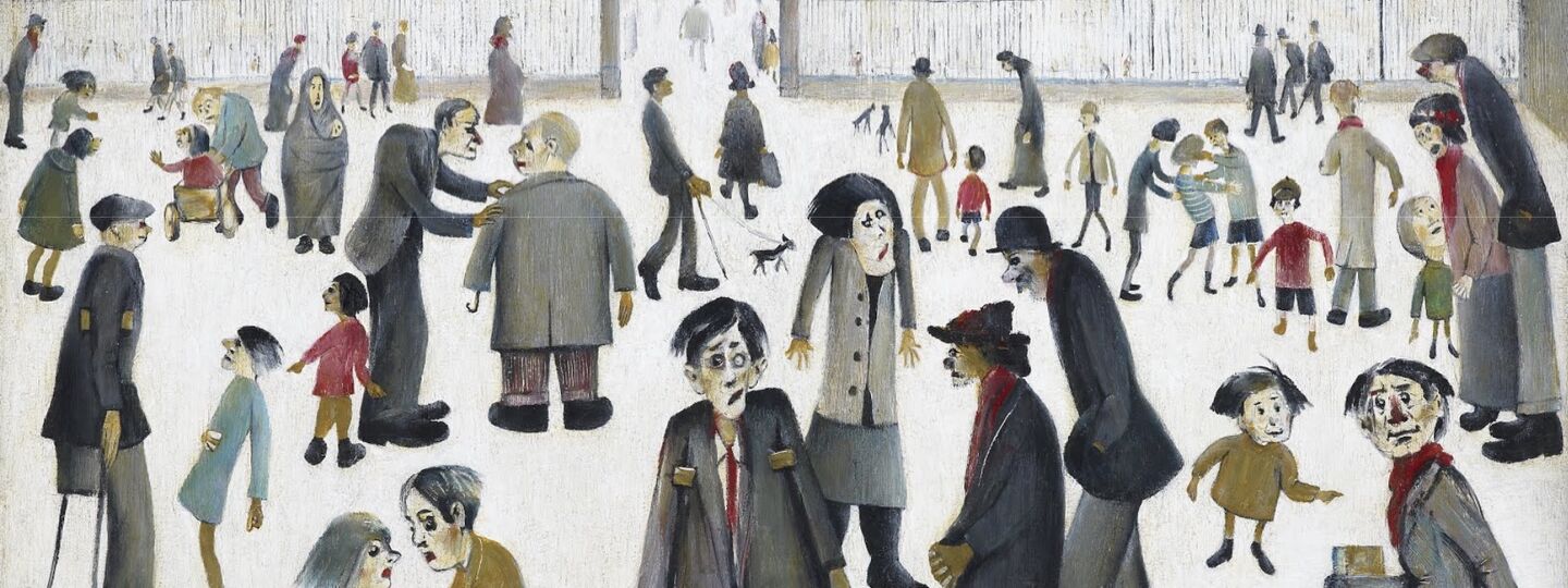 The Cripples, by Laurence Stephen Lowry