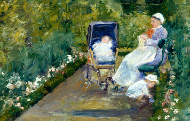 Children in a Garden (The Nurse), by Mary Cassatt