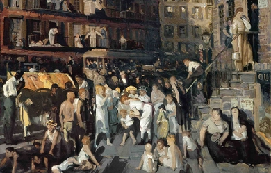 Cliff Dwellers, by George Bellows