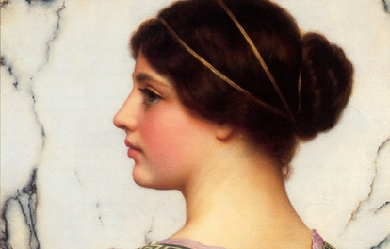 A Grecian Lovely, by John William Godward