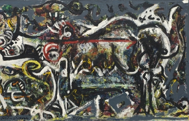 The She-Wolf, by Jackson Pollock