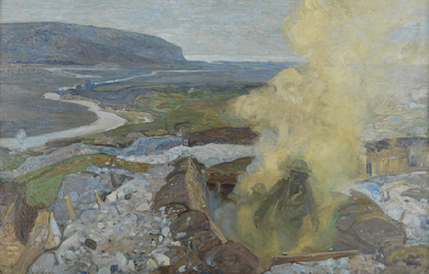 Gas Chamber at Seaford, by Frederick Varley