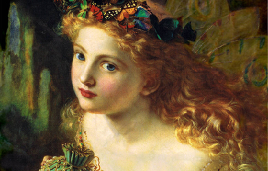 A portrait of a fairy, by Sophie Gengembre Anderson