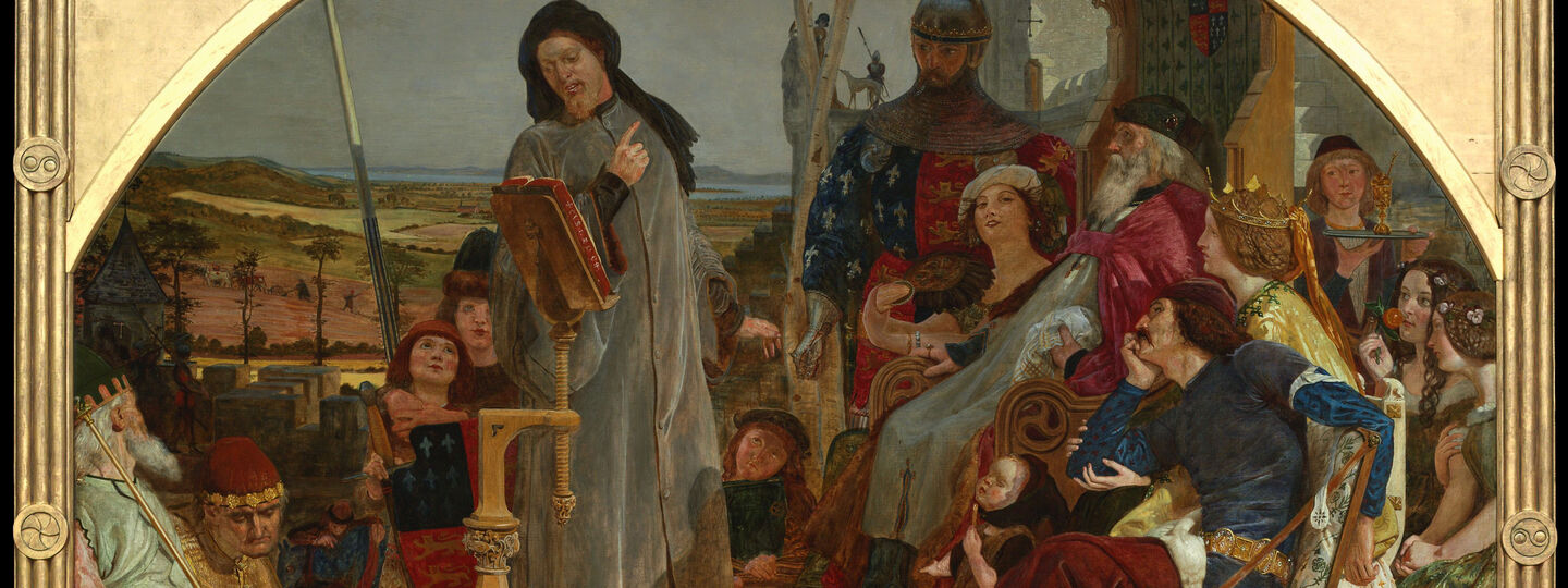 Chaucer at the Court of Edward III, by Ford Madox Brown