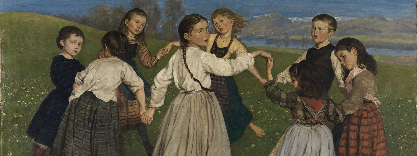 Children's dances, by Hans Thoma