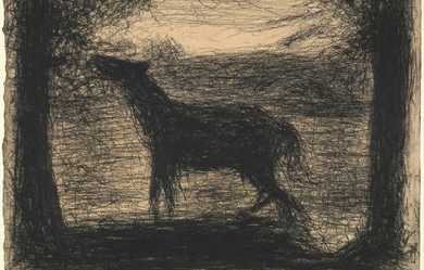 The Colt, by Georges Pierre Seurat