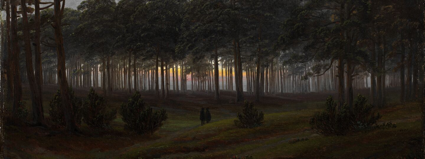 The times of day: The evening, by Caspar David Friedrich