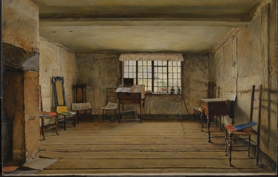 The Room in Which Shakespeare Was Born, by Henry Wallis