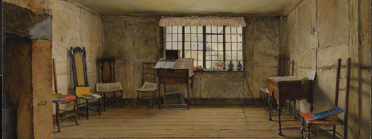 The Room in Which Shakespeare Was Born, by Henry Wallis