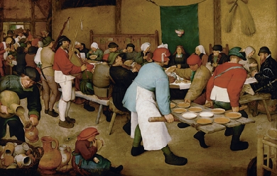 The Peasant Wedding, by Pieter Bruegel the Elder