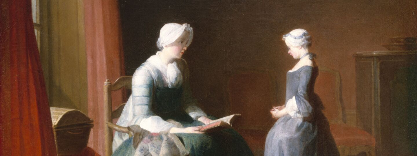 The Good Education, by Jean-Baptiste-Siméon Chardin