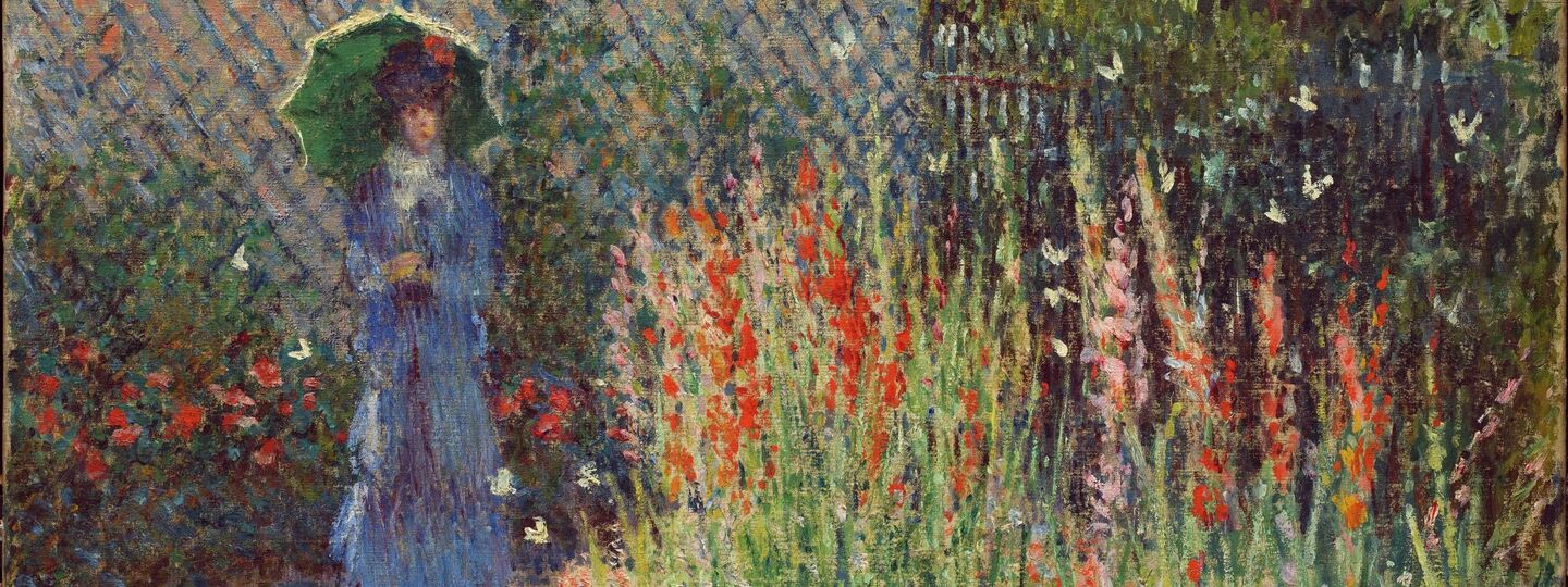 Rounded Flower Bed , by Claude Monet