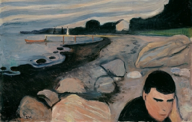 Melancholy, by Edvard Munch