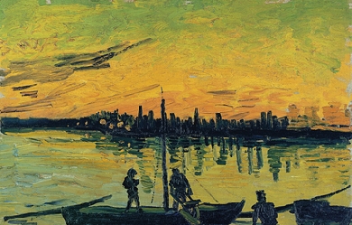 The Stevedores in Arles, by Vincent van Gogh