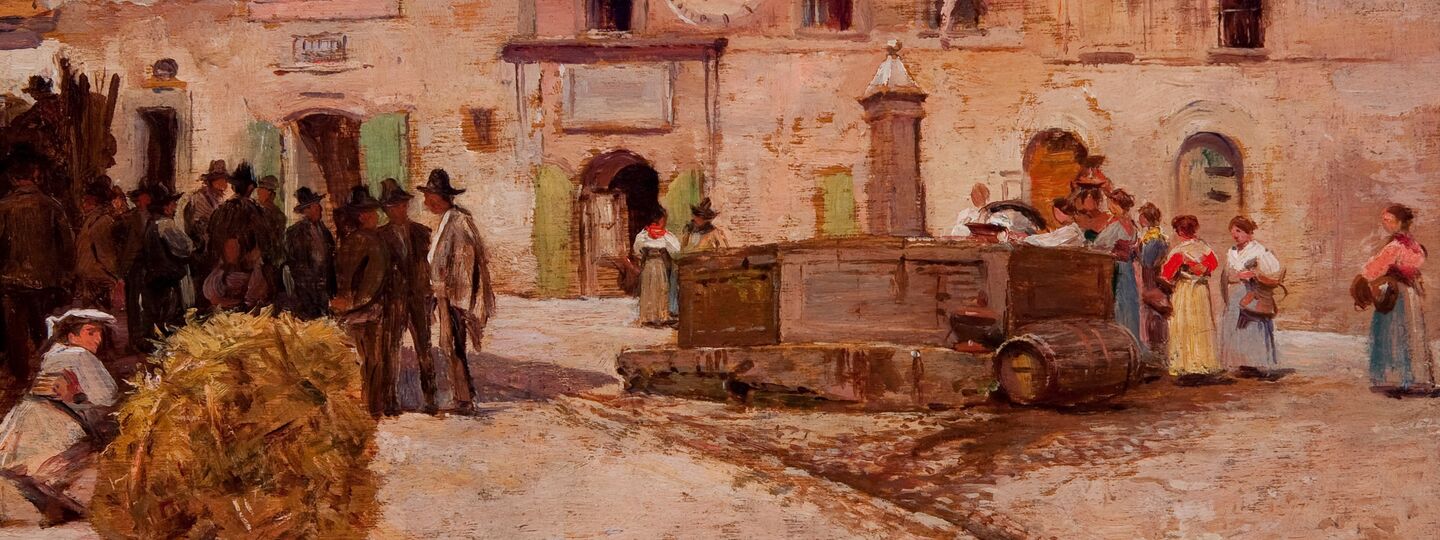 Olevano Romano, Italy, by Modesto Brocos