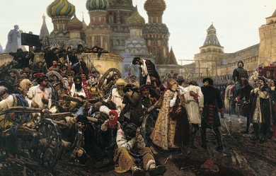 The morning of the execution of the streltsí, by Vasili Súrikov