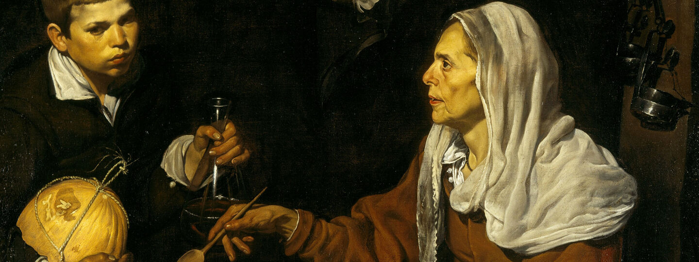 An Old Woman Cooking Eggs, by Diego Velázquez