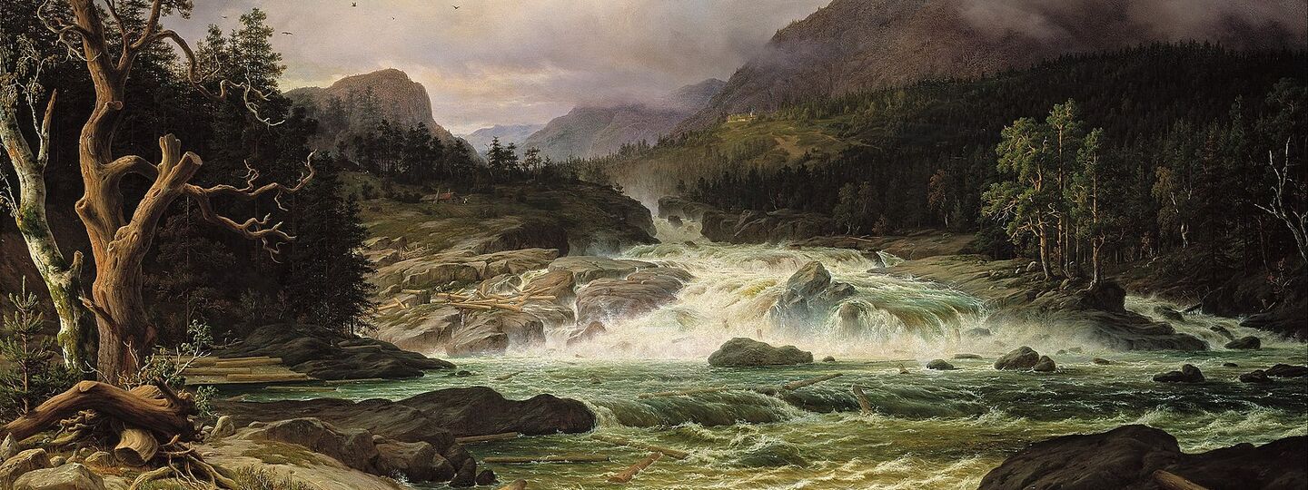 The Labro Falls at Kongsberg, by Thomas Fearnley