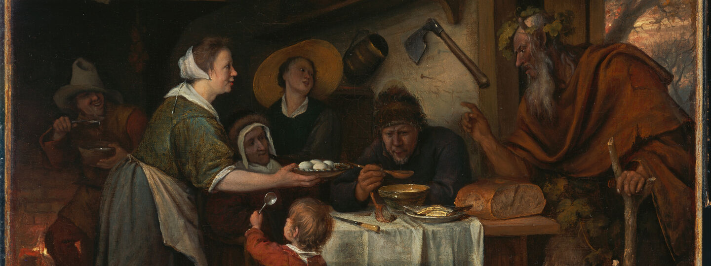 The Satyr and the Peasant Family, by Jan Steen