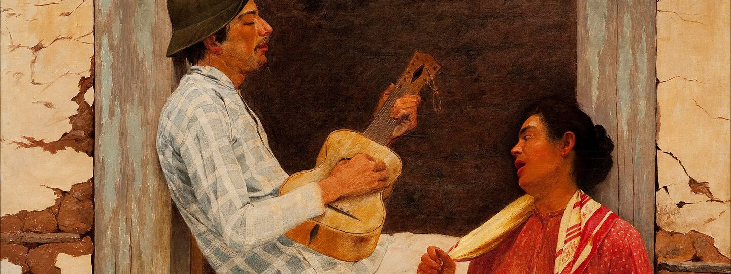 The Guitar Player, by Jose Ferraz de Almeida Júnior