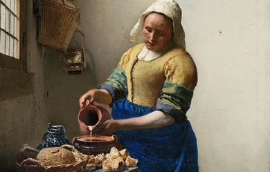 The Milkmaid, by Johannes Vermeer