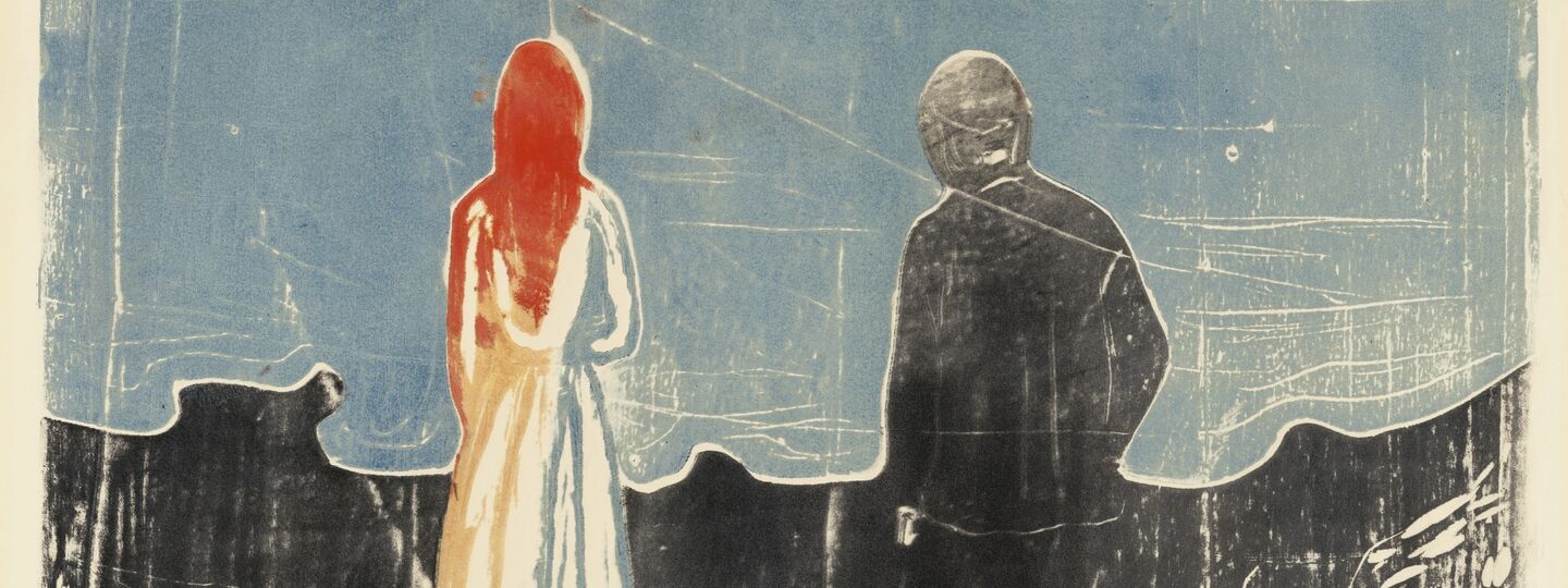 Two People. The Lonely Ones, by Edvard Munch