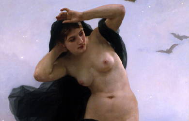 La Nuit by William-Adolphe Bouguereau (1884)