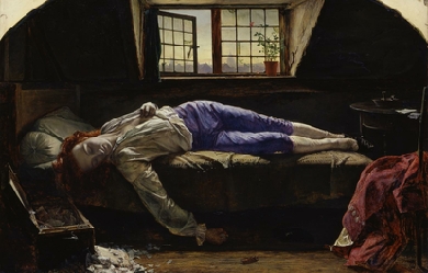 The Death of Chatterton, by Henry Wallis