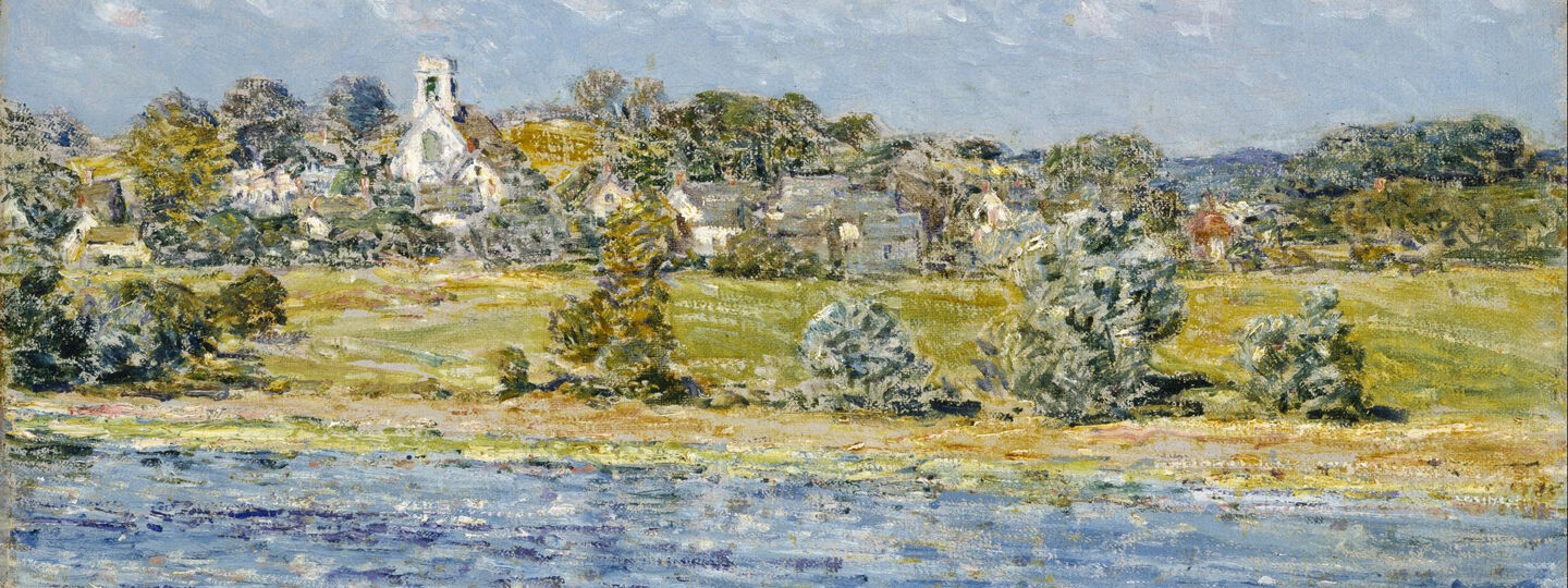 Landscape at Newfields, New Hampshire, by Childe Hassam