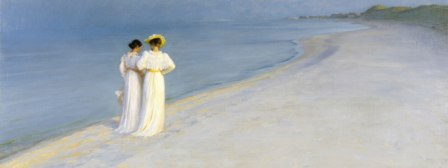 Summer Evening on Skagen's Southern Beach, by Peder Severin Krøyer