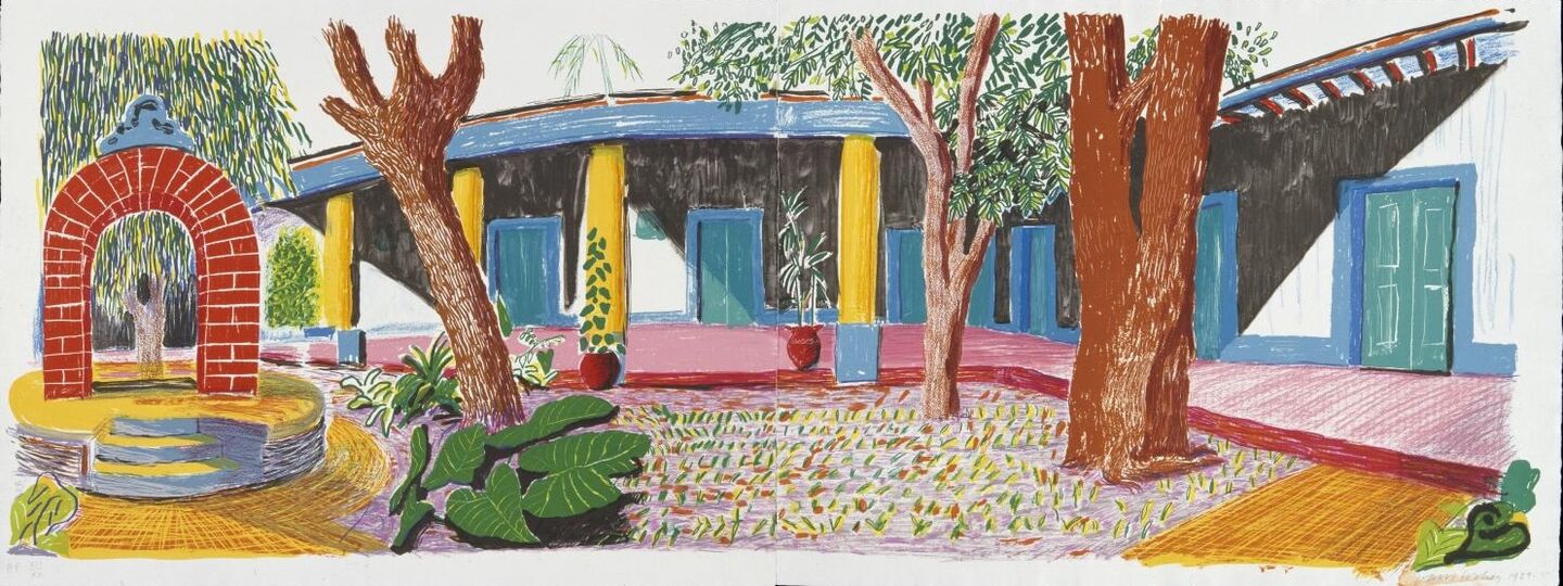 Hotel Acatlan: Second Day, by David Hockney