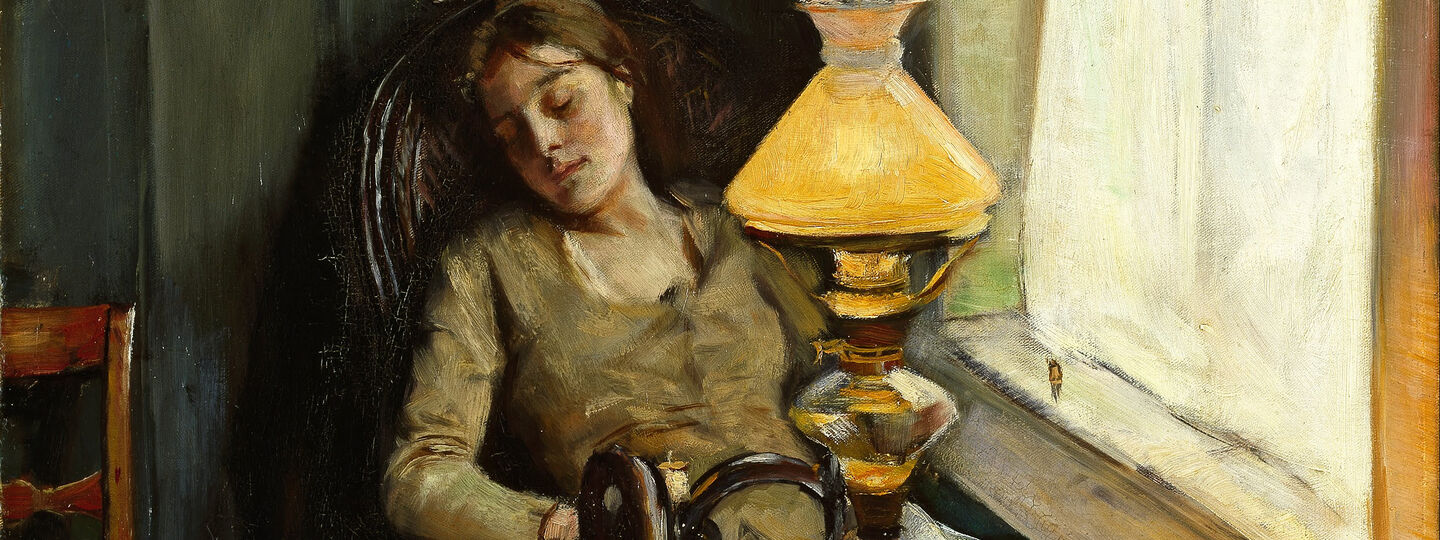 Tired, by Christian Krohg
