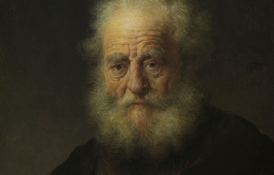 Study of an Old Man with a Gold Chain, by Rembrandt