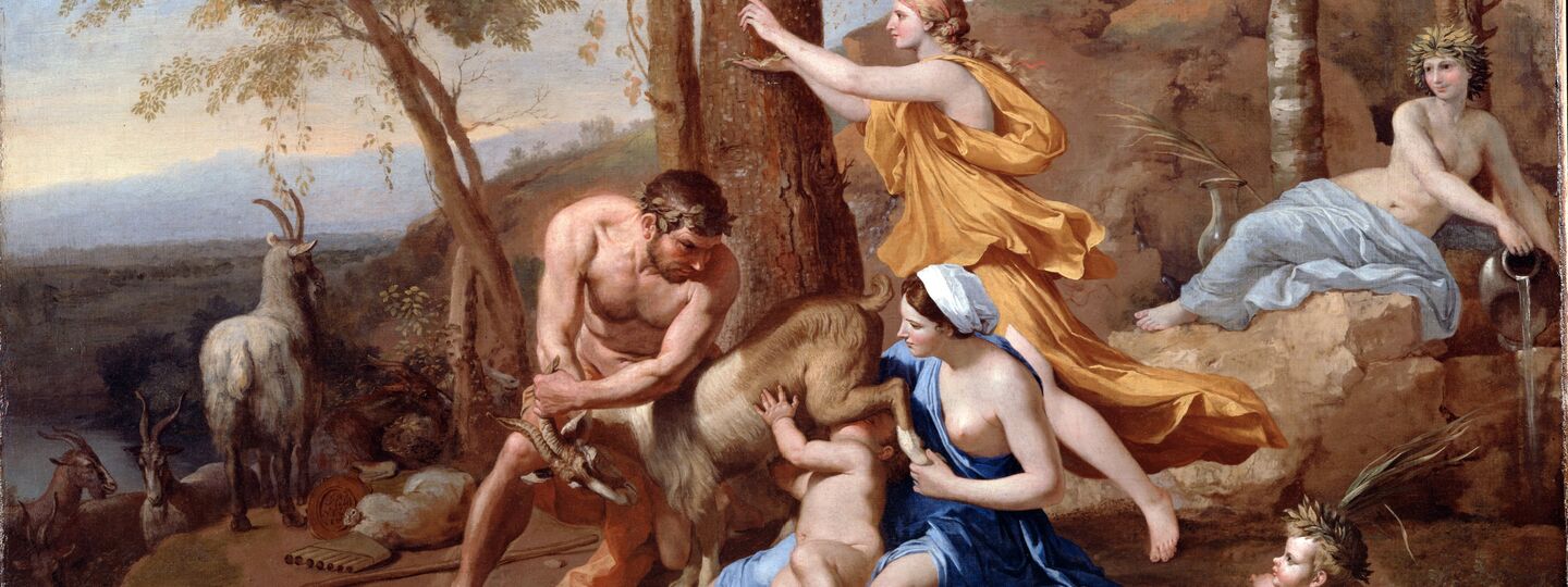 The Nurture of Jupiter, by Nicolas Poussin