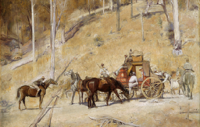 Bailed up, by Tom Roberts