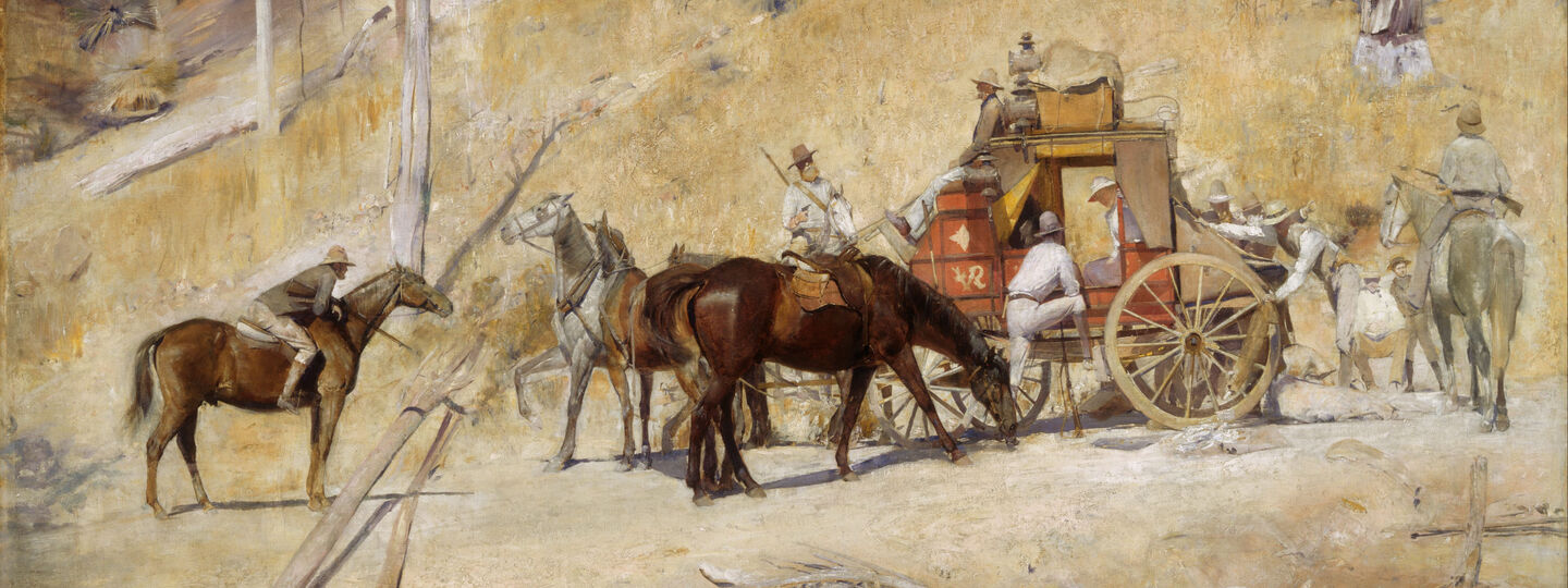 Bailed up, by Tom Roberts